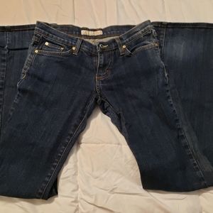 Flying Monkey vintage jeans, size 7, dark blue denim, boot cut